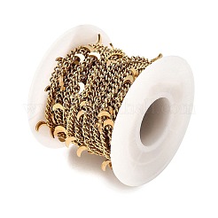 Catene a maglie in acciaio inossidabile 304 placcate ioni (ip)&nbsp;CHS-G041-02G-02