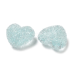 Drusy Herz Harz Strass Perlen&nbsp;RESI-C038-01