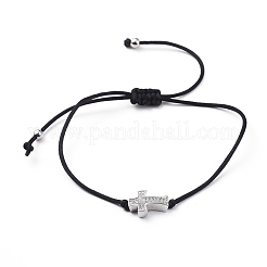 Bracelets de perles tressées en fil de nylon unisexe&nbsp;BJEW-JB04805