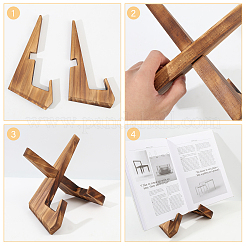 Holz-Buch-Display-Staffelei&nbsp;FIND-WH0152-703