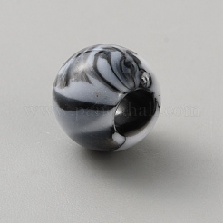 Perles européennes en acrylique&nbsp;OACR-WH20022-005B