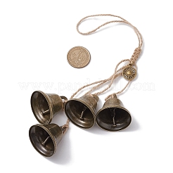Campana colgante de hierro decoracion&nbsp;HJEW-JM02238