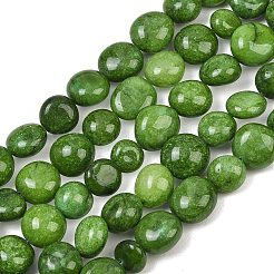 Chapelets de perles en jade blanc naturel teinté&nbsp;GG-CBACF26-B01-07