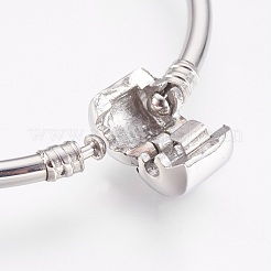 Fabrication de bracelets de style européen en acier inoxydable 304 résistant au ternissement&nbsp;BJEW-I267-001B