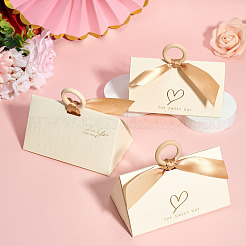 Geschenkboxen aus Papier für Schmuck mit Schleife&nbsp;CON-TAC0010-86