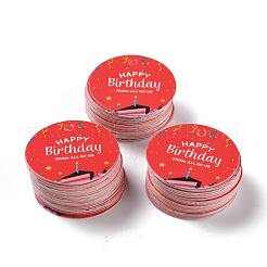 Happy Birthday Geschenkanhänger aus Kraftpapier&nbsp;DIY-D056-01D