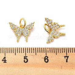 Micro Pave Bijoux de zircone cubique en laiton de placage en râtelier&nbsp;KK-M082-02G