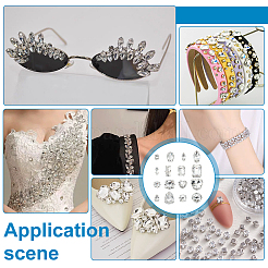 Nähen auf Rhinestone&nbsp;GLAA-FG0001-25B