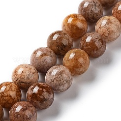 Naturelles fleurs agate perles brins&nbsp;G-B044-A01-04