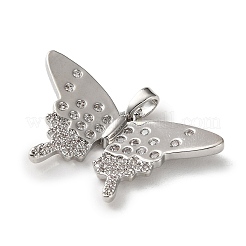 Pendentifs avec zircon cubiques à micro-pavés en laiton&nbsp;KK-P320-03B-P