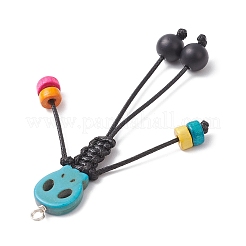 Gefärbter synthetischer türkisfarbener Totenkopf&nbsp;PALLOY-TA00301