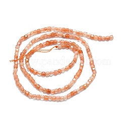 Natürliche sunstone Perlen Stränge&nbsp;G-P457-B01-17