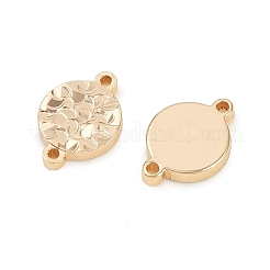 Strukturierte Verbindungsstück-Charms aus Messing&nbsp;KK-K351-57B-G