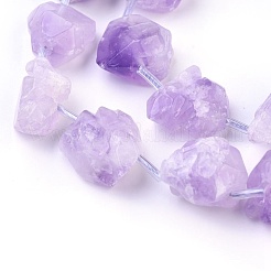 Natürlichen Amethyst Perlen Stränge&nbsp;G-I250-03D
