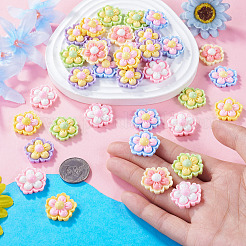 50 Stück undurchsichtige Cartoon-Resin-Decoden-Cabochons&nbsp;RESI-TA0005-64