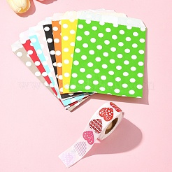 45 Stück 9 Farben Kraftpapiertüten&nbsp;CARB-FS0001-01