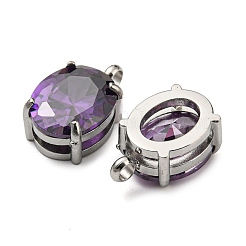 304 Edelstahl-Charms mit Mikropflaster und Zirkonia&nbsp;STAS-L022-160P