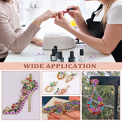 1000 Stück Glas-Strass-Cabochons&nbsp;DIY-LP0002-52C