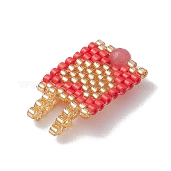 Pendenti con perline di semi di vetro&nbsp;PALLOY-MZ00227-02