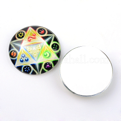 Glas cabochons&nbsp;GGLA-L012-25mm-22