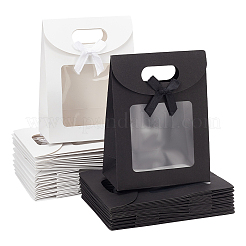 24 Stück rechteckige Geschenktüten aus Papier in 2 Farben&nbsp;ABAG-NB0001-80