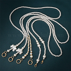 3 pz 3 stili catene per borse in plastica imitazione perla&nbsp;AJEW-WR0001-90