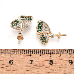 Picchetti in ottone zirconi con micro pavè&nbsp;ZIRC-T016-23