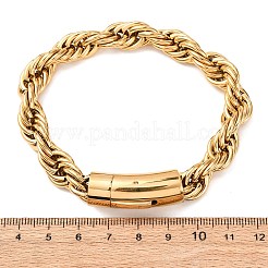 Bracelets à chaîne en acier inoxydable 304 pour hommes et femmes&nbsp;BJEW-C124-03B-G