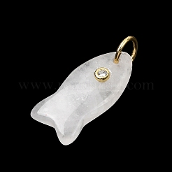 Quarzo naturale pendenti in cristallo&nbsp;G-A297-01G-14