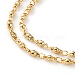 Pulsera de cadena de eslabones de latón&nbsp;SJEW-JS01167