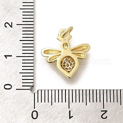 Messing micro pave klare zirkonia anhänger&nbsp;KK-L225-024G