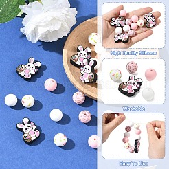 Kit di perline in silicone a tema pasquale&nbsp;SIL-YW0003-79