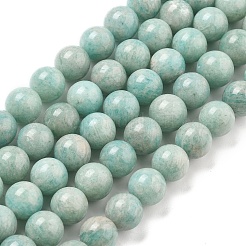 Fili di perline amazonite naturale&nbsp;G-L618-A01-10mm