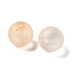 Perles en acrylique transparent mat&nbsp;X1-OACR-F013-13E