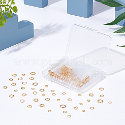 400 pieza de 10 anillos de salto abiertos de acero inoxidable 304 de tamaño&nbsp;STAS-BC0001-10G