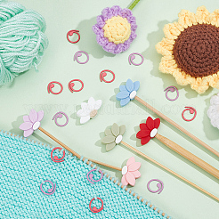 6 pz. 6 perline di silicone di loto colorate&nbsp;DIY-NB0010-33