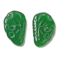 Cabujones tallados de jade de Malasia teñidos y naturales&nbsp;G-Q192-01B