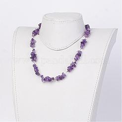 Chip gemma naturale collane&nbsp;NJEW-JN01795