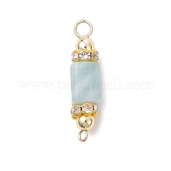 Anhänger aus natürlichem Aquamarin mit galvanisiertem&nbsp;PALLOY-JF04855