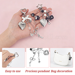 2 pendentif décoratif en acrylique&nbsp;HJEW-GA00097