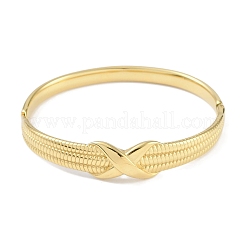 304 Edelstahl x Scharnierarmreifen für Damen&nbsp;BJEW-C071-12G
