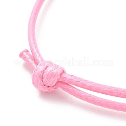 Cable de la toma de la pulsera de poliéster encerado coreano&nbsp;AJEW-JB00011-06
