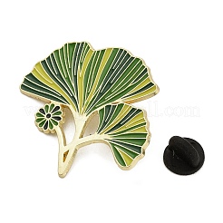 Pines esmaltados de hojas de ginkgo&nbsp;JEWB-I060-01G-03