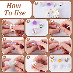 DIY-Set zur Herstellung von Abdeckknöpfen&nbsp;DIY-GA0006-05C