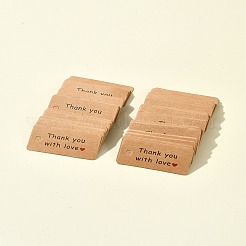 2 Satz 2 Stile Kraftpapier-Geschenkanhänger mit Wortaufdruck&nbsp;CDIS-FS0001-20