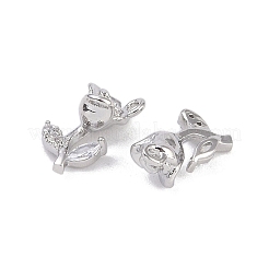 Pendentifs en laiton zircon cubique transparent&nbsp;KK-K351-43B-P