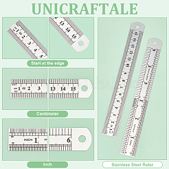 20 Stück Edelstahllineal&nbsp;TOOL-UN0001-35