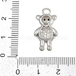 Colgante micropavé cubic zirconia de latón&nbsp;KK-I352-31P