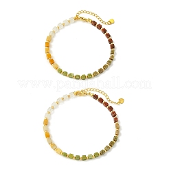Bracelets de cheville en perles de laiton&nbsp;AJEW-AN00879