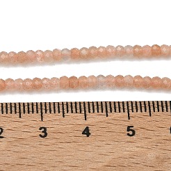 Natürliche Pfirsichmondstein Perlen Stränge&nbsp;G-B168-C10-01